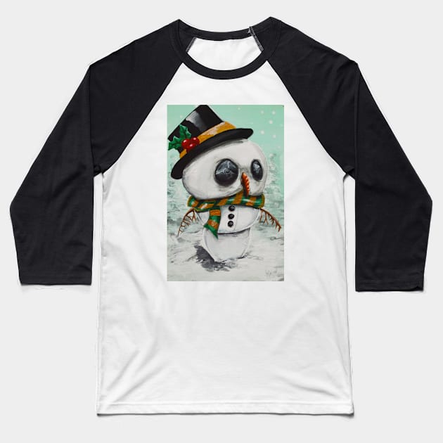 snowl Baseball T-Shirt by Artelies202